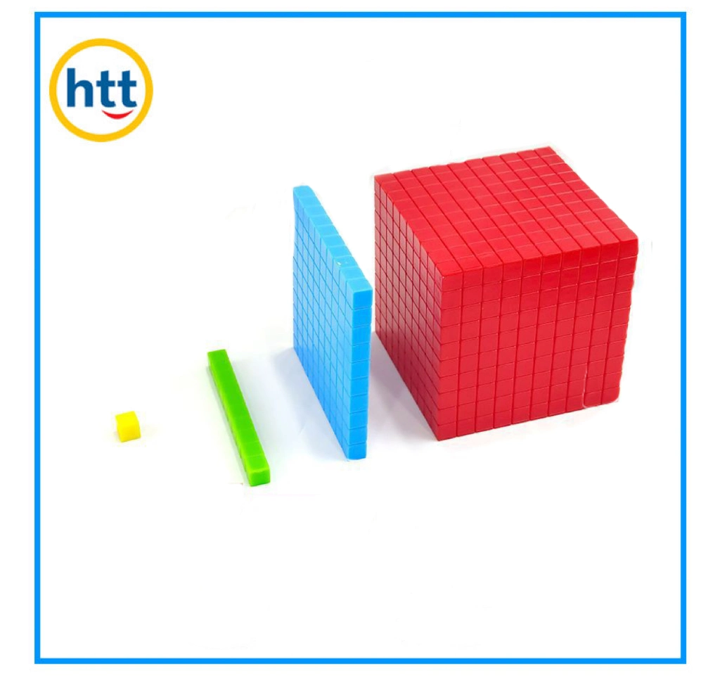 Educational Tool, Math Manipulative Starter Kit Interlocking Base Ten Block